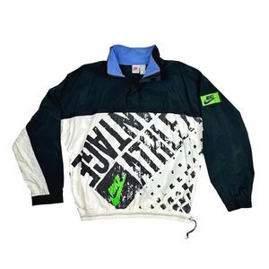 Vintage Nike Challenge Court Andre Agassi Windbreaker Jacket Pullover 1990s